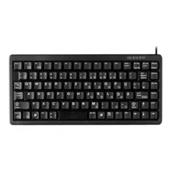 CHERRY Compact G84-4100LCADE-2 vadu tastatūra, USB + PS/2, QWERTY, melna