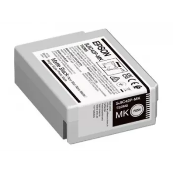 Epson SJIC42P-MK tintas kasetne 1 gab. Oriģināla Matēti melna