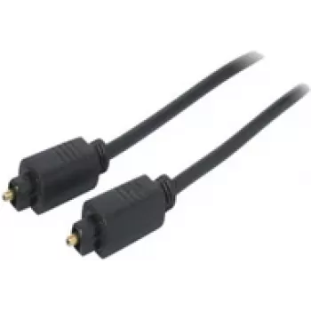 shiverpeaks 1,5m Toslink optiskais kabelis, vīrietis-vīrietis, zelts, melns (BS69004-1,5)