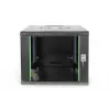 DIGITUS Professional Unique DN-19 09U-6/6-SW - Tīkla skapis - 9U, 19 inch, melns RAL 9005
