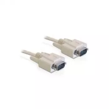Seriālais kabelis DeLOCK RS-232 10m Bēšs DB-9 82983