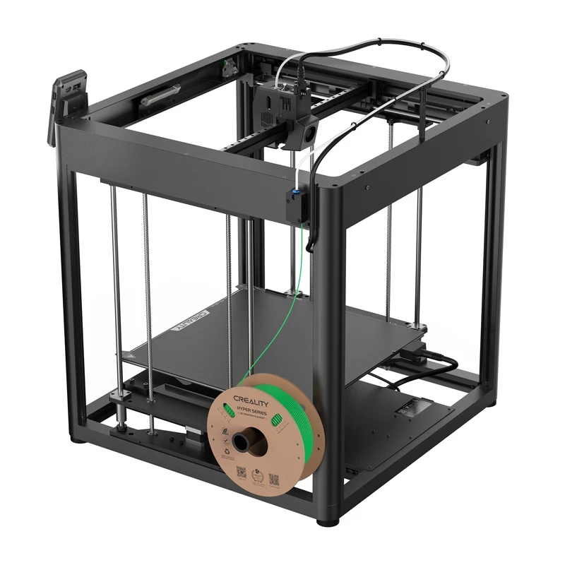 Creality Ender-5 Max CoreXY 3D printeris, līdz 700 mm/s, 36 punktu automātiskā izlīdzināšana, Wi-Fi, melns