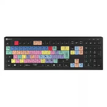 Logickeyboard ASTRA 2 apgaismota tastatūra Adobe Premiere Pro CC, vācu (QWERTZ) izkārtojums (LKB-PPROCC-A2PC-DE)