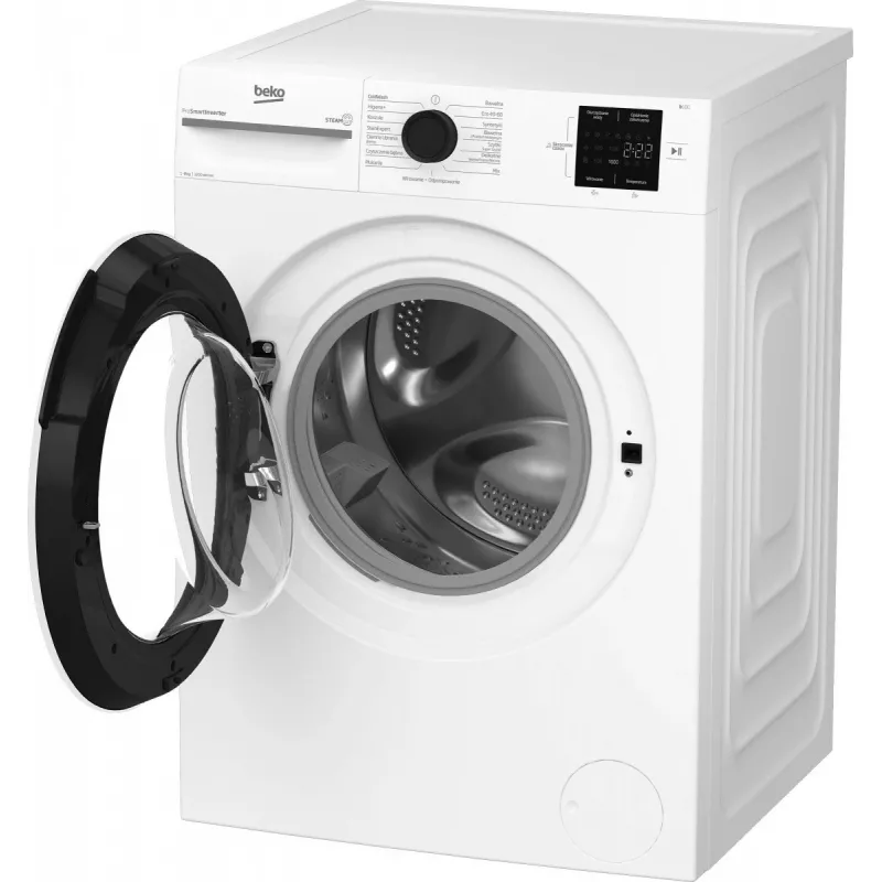 BEKO BM1WFU38225WW veļas mazgājamā mašīna b100 8kg 1200 apgr./min AquaWave balta