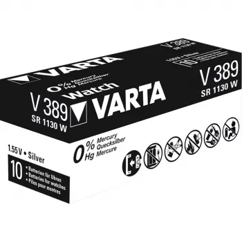 Vienreizlietojama baterija Varta Primary Silver Button 389