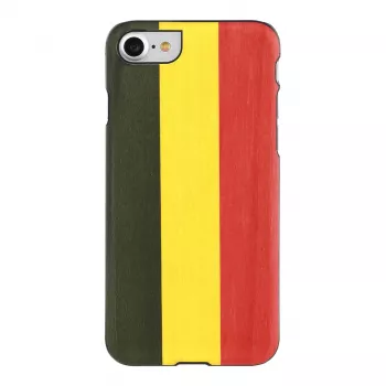 Telefona maciņš Man and Wood iPhone 7/8 — reggae melns