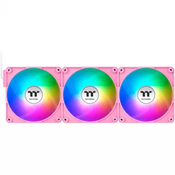 Thermaltake CT120 EX ARGB 120mm Rozā 3-Paku Korpusa Ventilatori