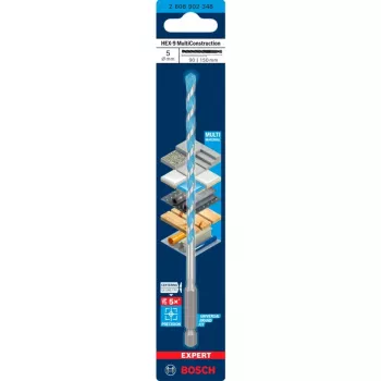 Urbja uzgalis betonam Expert HEX-9 Multi Construction O 5 mm 1 gab (2608902348)