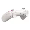 Bezvadu kontrolieris GameSir T4n balts — Bluetooth, ergonomisks dizains