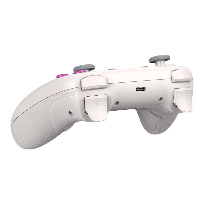 Bezvadu kontrolieris GameSir T4n balts — Bluetooth, ergonomisks dizains