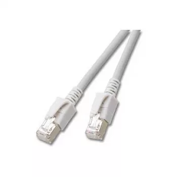 EFB-Elektronik RJ45 Patch Kabelis Cat.6A S/FTP FRNC VC LED Pelēks 1m