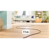 Putekļsūcējs Bosch BGB 41RD3H — 600 W, 4 L putekļu maiss, HEPA filtrs, 11 m darbības rādiuss, teleskopiskā caurule, sarkans