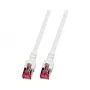 EFB-Elektronik RJ45 Patch vads Cat.6 S/FTP LSZH Balts 3m