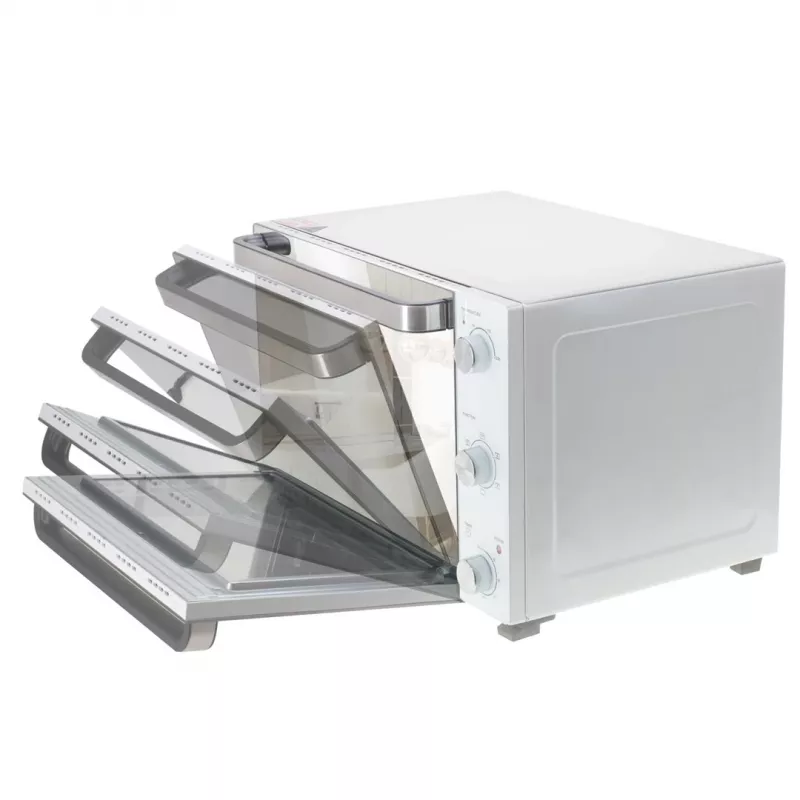 Elektriskais galda cepeškrāsns Adler AD 6027, 48 L, 1800 W, balta