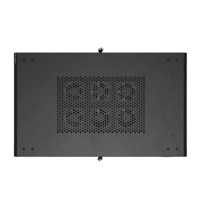 19 collu tīkla skapis LANBERG FF01-6022-23B, 22U, 600×1000 mm, melns, perforētas durvis