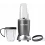 Kausu blenderis NUTRIBULLET NB606B 600W, Tritan kauss 0,7 L, 6 asmeņi, 1 ātrums, 500 ml krūze, pelēks