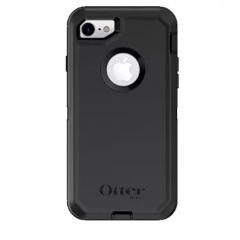 OtterBox Defender Maciņš iPhone SE (3. un 2. paaudze) un iPhone 8/7 Melns