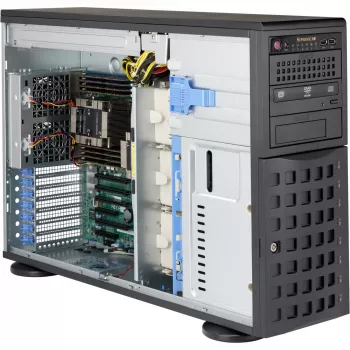 Servera korpuss Supermicro CSE-745BAC-R1K23B Full Tower Melns
