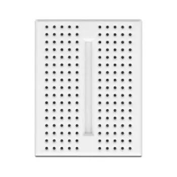 Breadboard bezlodēšanas DELOCK 18316 — prototipēšanas plate, plastmasa, 36×46×10 mm, balta