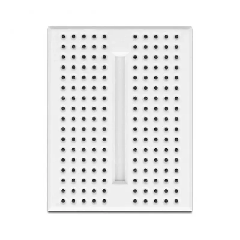 Breadboard bezlodēšanas DELOCK 18316 — prototipēšanas plate, plastmasa, 36×46×10 mm, balta