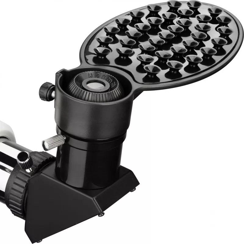 Bresser Optics CLASSIC 70/350 Refraktors 140x Melns, Balts
