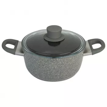 Indukcijas granīta katls ar vāku Ballarini Murano - 4.8 l