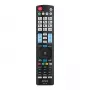 SAVIO RC-11 infrasarkanais tālvadības pults LG TV, melna, darbības rādiuss 10 m, atbalsta 1 ierīci