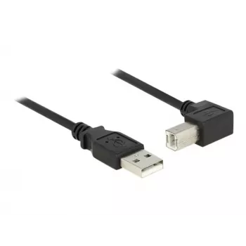 USB kabelis DeLOCK 0.5m USB 2.0-A USB 2.0-B Melns