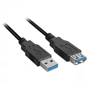 USB kabelis Sharkoon 2m 2xUSB 3.0-A