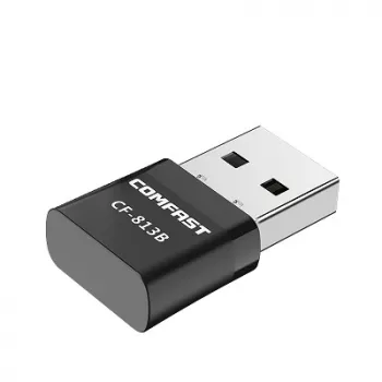 WiFi Bluetooth USB adapteris Comfast CF-813B 650Mbps divjoslu 2.4GHz/5GHz