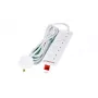 Microconnect MC-UKSURGESTRIP4-5M pagarinātājs ar pārsprieguma aizsardzību, 4 kontaktligzdas, 5 m, balts