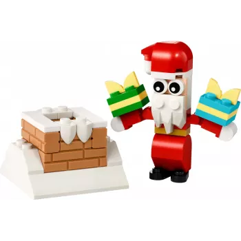 LEGO Ziemassvētku vecīša skurstenis polimaisā 30692 – miniatūrs sezonas būvēšanas komplekts