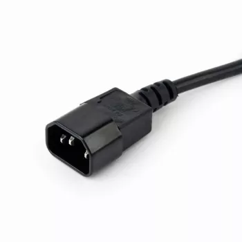 Gembird EG-PSU3-01 pagarinātājs 0.6 m 3 AC kontaktligzdas Iekštelpām Melns