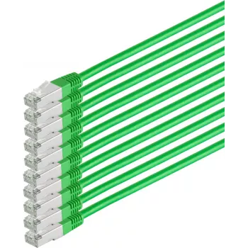 Tīkla kabelis ShiverPeaks 75711-HG-SET10 Cat6 S/FTP PIMF, 10 komplektā