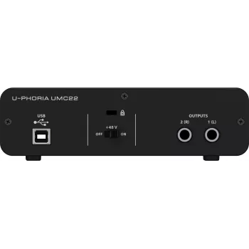 Behringer UMC22 papildaprīkojums mūzikai Koncerta/Studijas priekšpastiprinātājs