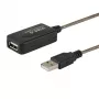 Savio CL-130 aktīvs USB pagarinātājs 10 m USB 2.0 A tēviņš–mātīte, 5 V, melns