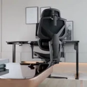 Spēļu krēsls thunder x3 FLEX Pro Fabric Grey — ergonomisks grozāms sēdeklis, regulējami roku balsti un atzveltnes slīpums