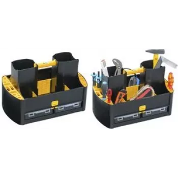 Instrumentu kaste allit Profi-Tragekasten McPlus Workman 19/62 melna/dzeltena polipropilēns