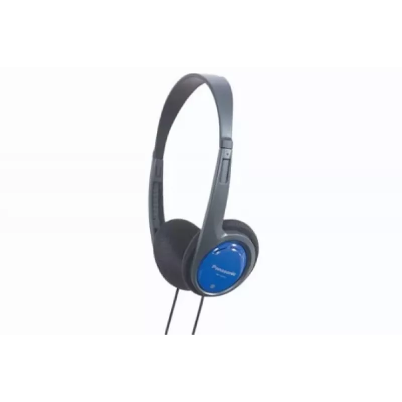 Panasonic RP-HT010E-A melni/zili austiņas 1.2 m vads īpaši vieglas