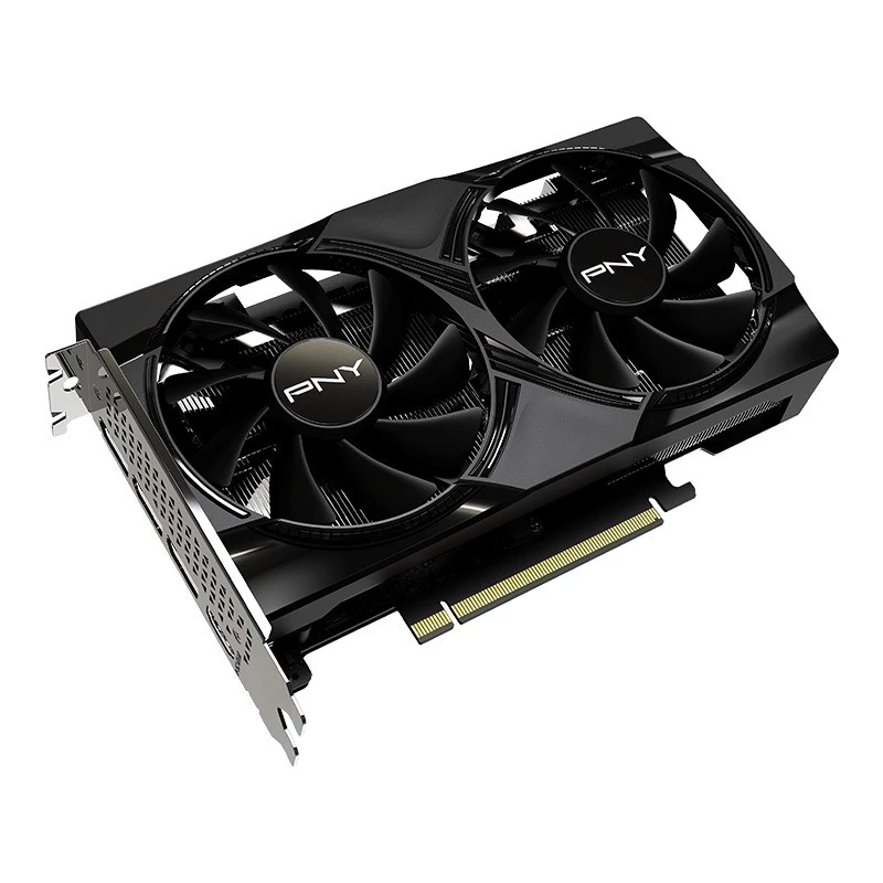 Grafikas karte PNY GeForce RTX 5050 — 8 GB GDDR6, 2317 MHz, 128 bitu, PCIe x8 5.0, divu ventilatoru dzesēšana