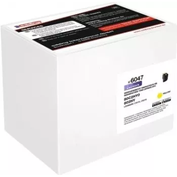 EDD-6047 dzeltenais tonera kasetne, kas aizstāj Lexmark 80C2HY0 - Saderīga - Tonera vienība
