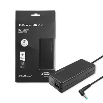 Elektrības adapteris Qoltec 51555 Iekštelpu 65W Melns