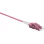 Helos LWL OM4 Uniboot optiskās šķiedras savienojuma kabelis LC–LC Duplex 50/125 µm, LSZH 2.0 mm, 20 m, Erika Violet