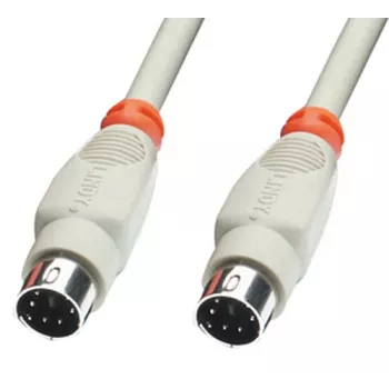Lindy PS/2 1,0m PS/2 kabelis 1 m Pelēks