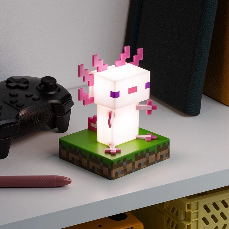 Paladone Minecraft Axolotl Ikonu Gaisma