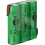 Goobay 3x AA (Mignon) - 2100 mAh, Zaļš - Lodēšanas cilpiņa (Z), NiMH akumulators, 3,6 V (55652)