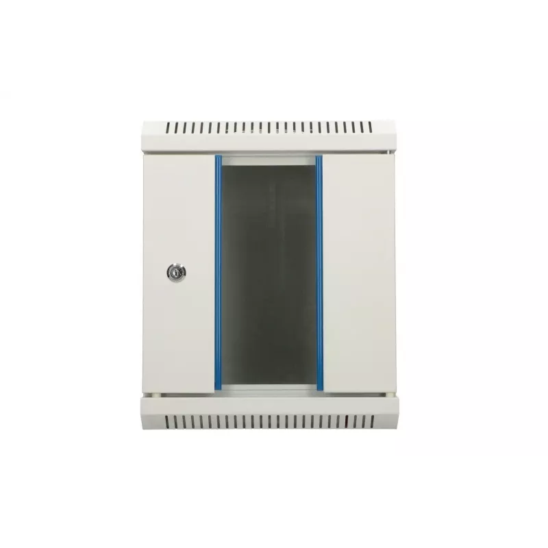 Sienas stiprinājuma rāmis Extralink Rackmount korpuss 6U 10 collu Pelēks Atslēgas slēdzene Kabeļu pārvaldība