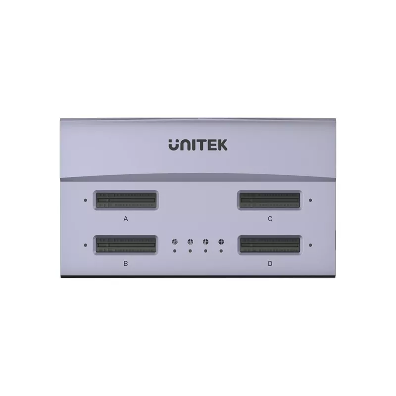 UNITEK USB4 4-bāzes M.2 SSD dokstacija