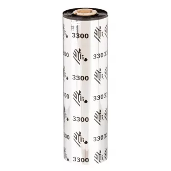 Zebra 3300 vaska/sveķu termopārsūtīšanas lente 74 m Melna