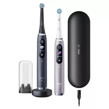 Zobu suka Oral-B iO Series 9 Duo 2 gab. Black Onyx/Rose Quartz